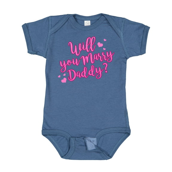Inktastic Will You Marry Daddy Boys or Girls Baby Bodysuit