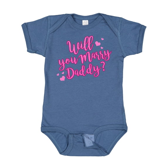 Inktastic Will You Marry Daddy Boys or Girls Baby Bodysuit