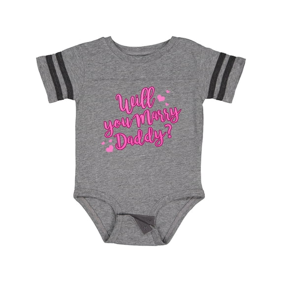 Inktastic Will You Marry Daddy Boys or Girls Baby Bodysuit