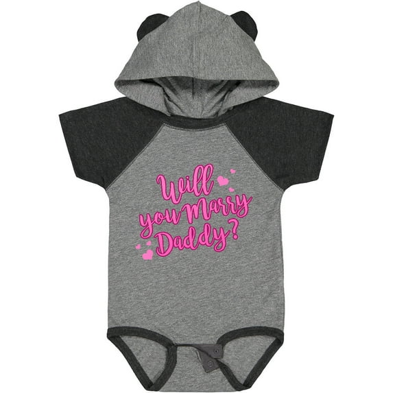 Inktastic Will You Marry Daddy Boys or Girls Baby Bodysuit