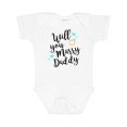 thumbnail image 1 of Inktastic Will You Marry Daddy-ring Boys or Girls Baby Bodysuit, 1 of 5