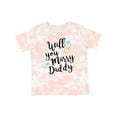 thumbnail image 1 of Inktastic Will You Marry Daddy-ring Boys or Girls Toddler T-Shirt, 1 of 5
