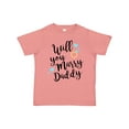 thumbnail image 1 of Inktastic Will You Marry Daddy-ring Boys or Girls Toddler T-Shirt, 1 of 5