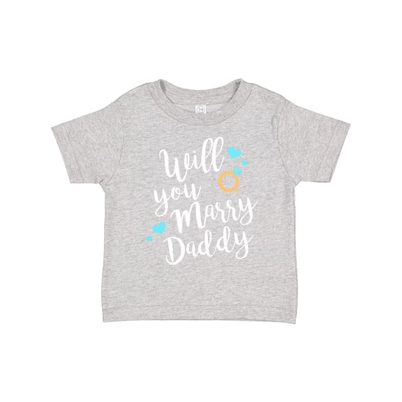 Inktastic Will You Marry Daddy-ring White Boys or Girls Toddler T-Shirt