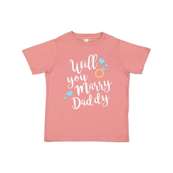 Inktastic Will You Marry Daddy-ring White Boys or Girls Toddler T-Shirt