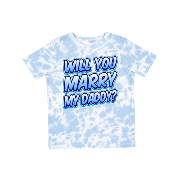 Inktastic Will You Marry My Daddy (blue) Boys or Girls Toddler T-Shirt