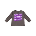 thumbnail image 1 of Inktastic Will You Marry My Daddy (purple) Boys or Girls Long Sleeve Toddler T-Shirt, 1 of 5