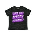 thumbnail image 1 of Inktastic Will You Marry My Daddy (purple) Boys or Girls Toddler T-Shirt, 1 of 5