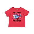 thumbnail image 1 of Inktastic Will you be my Valentine with Cute Shark and Hearts Boys or Girls Baby T-Shirt, 1 of 5