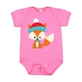 thumbnail image 1 of Inktastic Winter Fox, Cute Fox, Fox with Hat, Fox with Scarf Boys or Girls Baby Bodysuit, 1 of 5