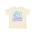 thumbnail image 1 of Inktastic Winter Let It Snow Lettering in Blue with Snowflakes Boys or Girls Toddler T-Shirt, 1 of 5