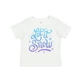 thumbnail image 1 of Inktastic Winter Let It Snow Lettering in Blue with Snowflakes Boys or Girls Toddler T-Shirt, 1 of 5