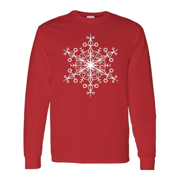 Inktastic Winter Mandala Snowflake Long Sleeve T-Shirt