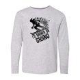 thumbnail image 1 of Inktastic Winter Skier Id Rather Be Skiing Long Sleeve Youth T-Shirt, 1 of 5