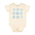 thumbnail image 1 of Inktastic Winter Snowflakes Boys or Girls Baby Bodysuit, 1 of 5