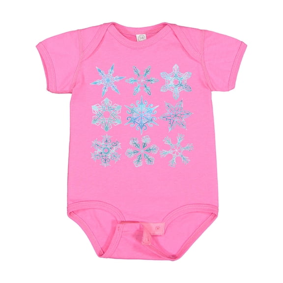 Inktastic Winter Snowflakes Boys or Girls Baby Bodysuit