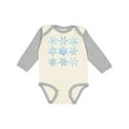 thumbnail image 1 of Inktastic Winter Snowflakes Boys or Girls Long Sleeve Baby Bodysuit, 1 of 5