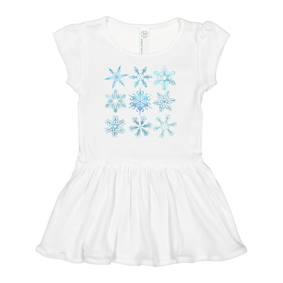 Inktastic Winter Snowflakes Girls Baby Dress