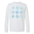 thumbnail image 1 of Inktastic Winter Snowflakes Long Sleeve T-Shirt, 1 of 5