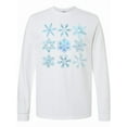 thumbnail image 1 of Inktastic Winter Snowflakes Long Sleeve T-Shirt, 1 of 5