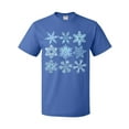 thumbnail image 1 of Inktastic Winter Snowflakes T-Shirt, 1 of 5