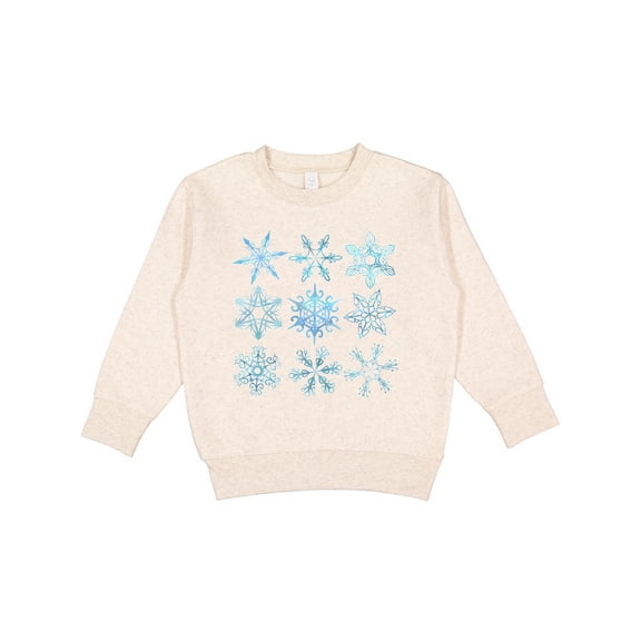 Inktastic Winter Snowflakes Toddler Sweatshirt