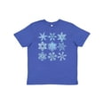 thumbnail image 1 of Inktastic Winter Snowflakes Youth T-Shirt, 1 of 5