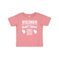 thumbnail image 1 of Inktastic Wisconsin Awesome Since 1848 Boys or Girls Baby T-Shirt, 1 of 5