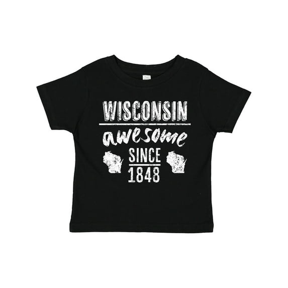 Inktastic Wisconsin Awesome Since 1848 Boys or Girls Toddler T-Shirt
