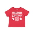 thumbnail image 1 of Inktastic Wisconsin Awesome Since 1848 Boys or Girls Toddler T-Shirt, 1 of 5