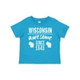 thumbnail image 1 of Inktastic Wisconsin Awesome Since 1848 Boys or Girls Toddler T-Shirt, 1 of 5