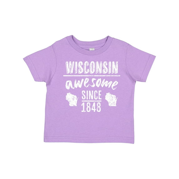 Inktastic Wisconsin Awesome Since 1848 Boys or Girls Toddler T-Shirt