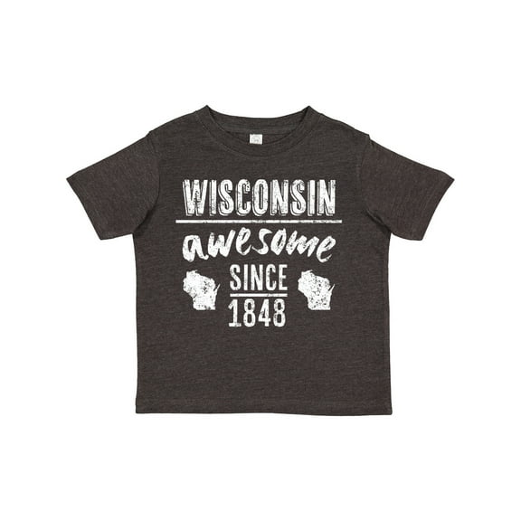 Inktastic Wisconsin Awesome Since 1848 Boys or Girls Toddler T-Shirt