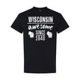 thumbnail image 1 of Inktastic Wisconsin Awesome Since 1848 T-Shirt, 1 of 5