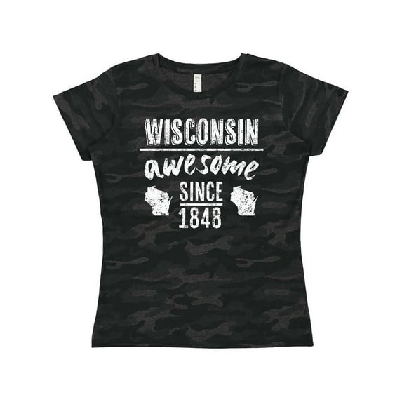Inktastic Wisconsin Awesome Since 1848 Women's T-Shirt