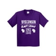 thumbnail image 1 of Inktastic Wisconsin Awesome Since 1848 Youth T-Shirt, 1 of 5