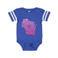 thumbnail image 1 of Inktastic Wisconsin Silhouette Mandala Boys or Girls Baby Bodysuit, 1 of 5