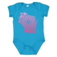 thumbnail image 1 of Inktastic Wisconsin Silhouette Mandala Boys or Girls Baby Bodysuit, 1 of 5
