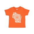 thumbnail image 1 of Inktastic Wisconsin Silhouette Mandala Boys or Girls Toddler T-Shirt, 1 of 5