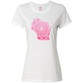 thumbnail image 1 of Inktastic Wisconsin Silhouette Mandala Women's T-Shirt, 1 of 5
