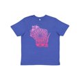 thumbnail image 1 of Inktastic Wisconsin Silhouette Mandala Youth T-Shirt, 1 of 5