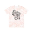 thumbnail image 1 of Inktastic Wisconsin State Word Salad T-Shirt, 1 of 5