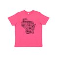 thumbnail image 1 of Inktastic Wisconsin State Word Salad Youth T-Shirt, 1 of 5