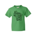 thumbnail image 1 of Inktastic Wisconsin State Word Salad Youth T-Shirt, 1 of 5