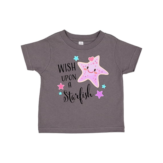 Inktastic Wish Upon a Starfish Cute Boys or Girls Toddler T-Shirt