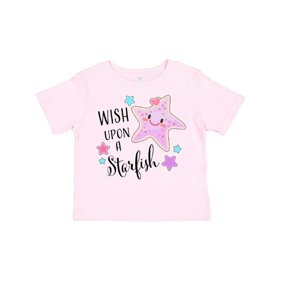 Inktastic Wish Upon a Starfish Cute Boys or Girls Toddler T-Shirt