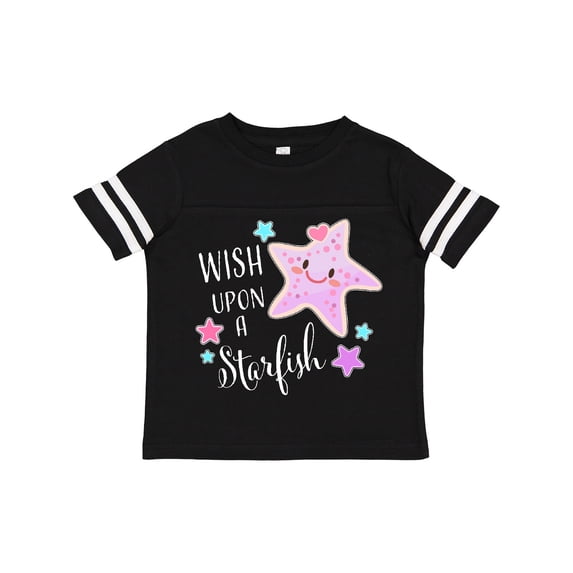 Inktastic Wish Upon a Starfish Cute Boys or Girls Toddler T-Shirt