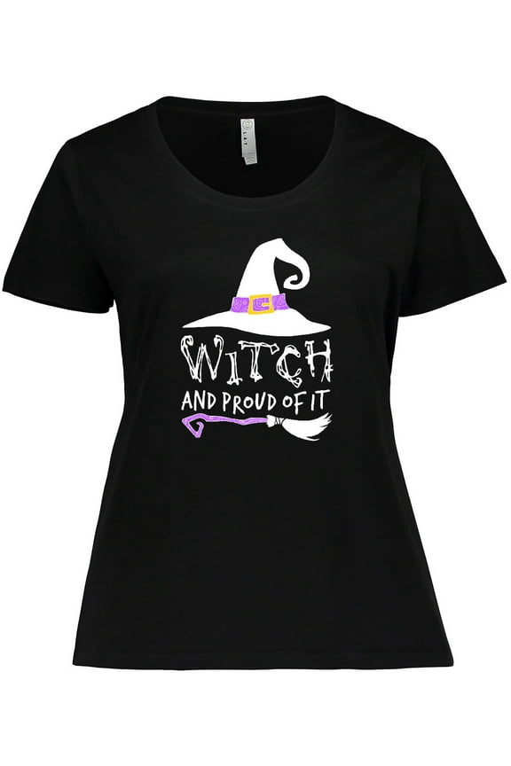 Witch and Proud of It-halloween Women's Plus Size T-Shirt