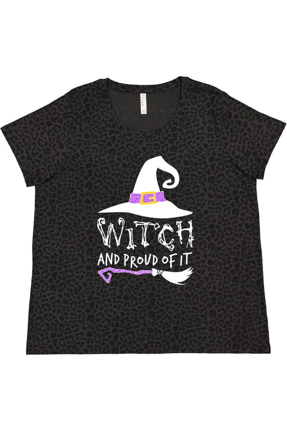 Witch and Proud of It-halloween Women's Plus Size T-Shirt