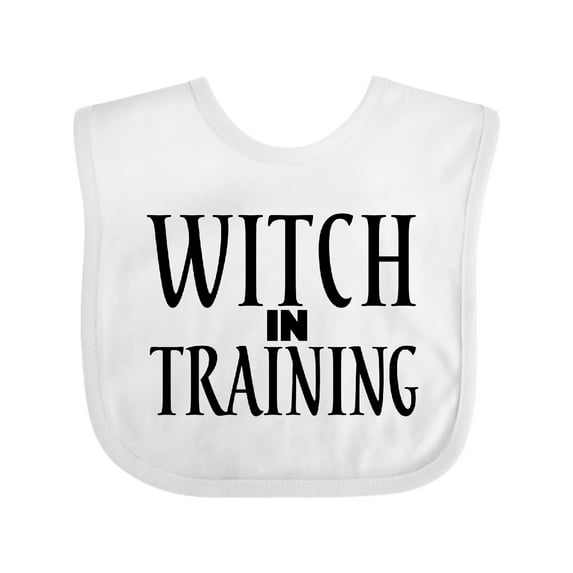 Inktastic Witch in Training Boys or Girls Baby Bib